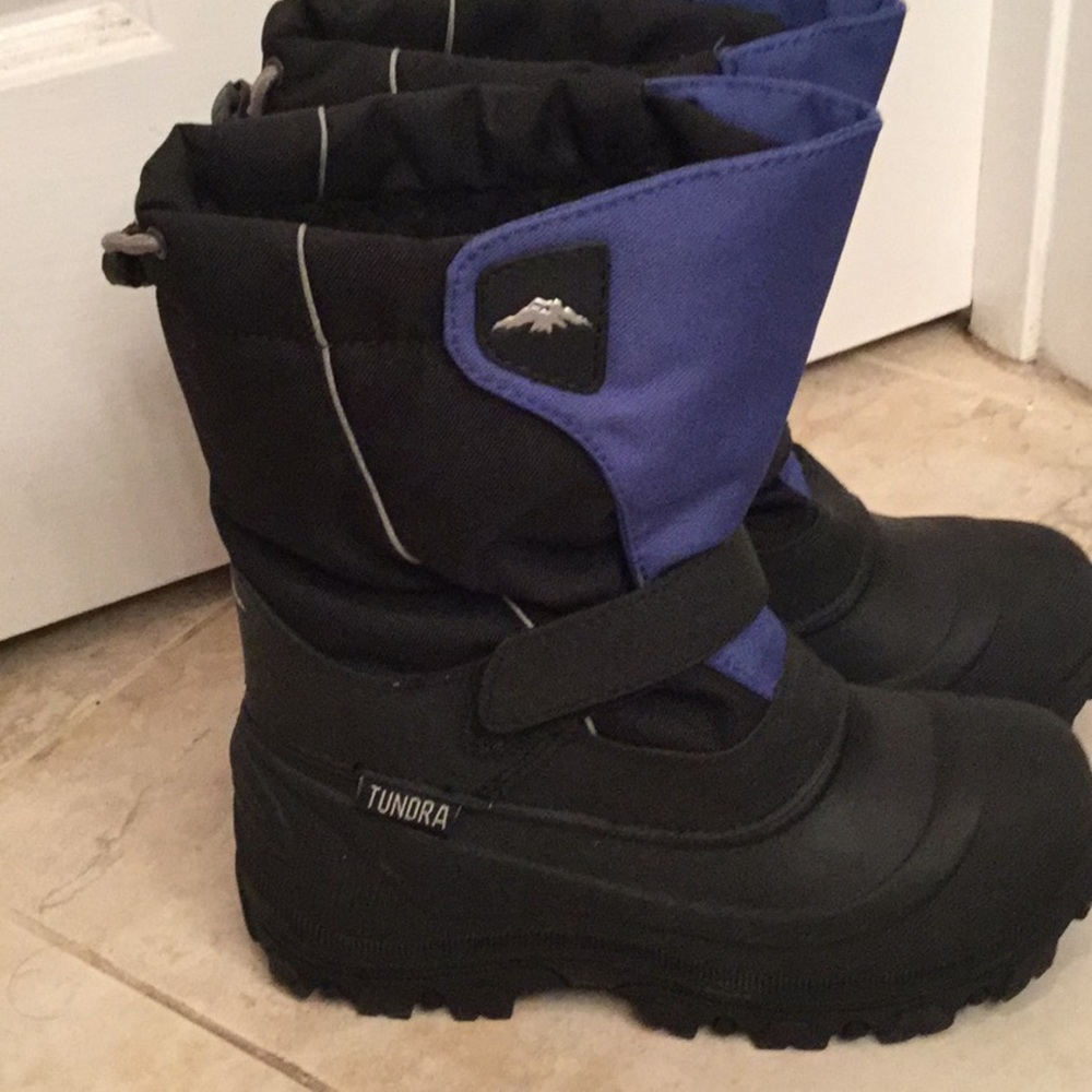 Quebec tundra snow boots in blue